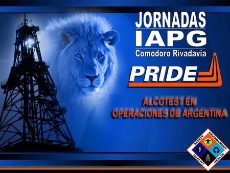 JORNADAS IAPG Comodoro Rivadavia.