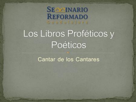 Los Libros Proféticos y Poéticos