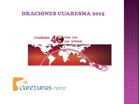 ORACIONES CUARESMA 2015.