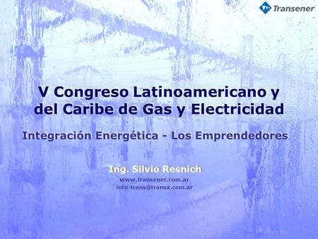 V Congreso Latinoamericano y del Caribe de Gas y Electricidad