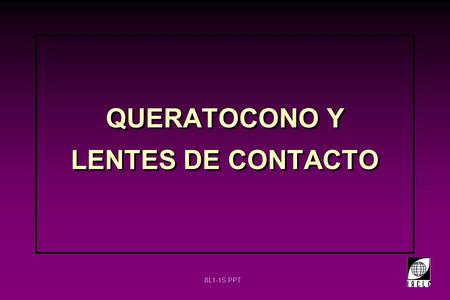 QUERATOCONO Y LENTES DE CONTACTO