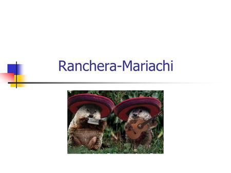 Ranchera-Mariachi.