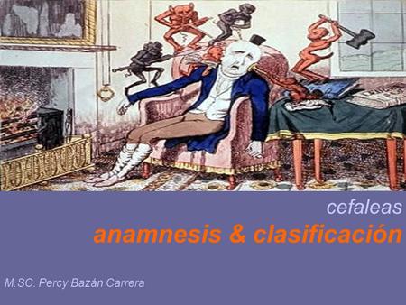 cefaleas anamnesis & clasificación