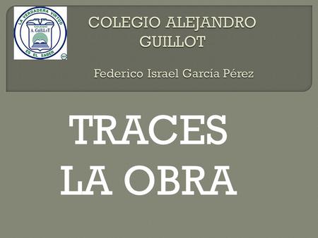 COLEGIO ALEJANDRO GUILLOT Federico Israel García Pérez