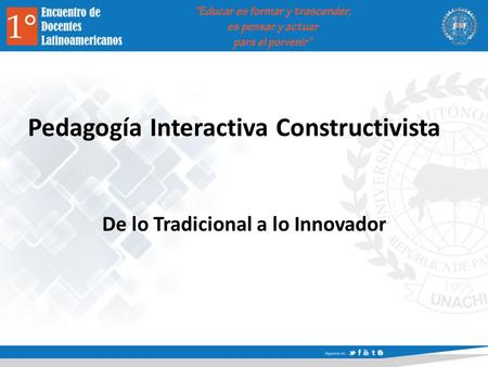 Pedagogía Interactiva Constructivista