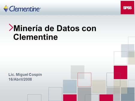 Minería de Datos con Clementine