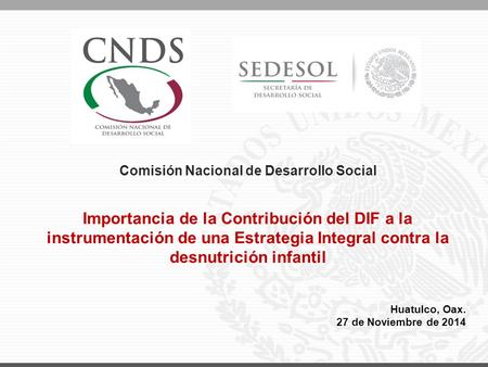 Comisión Nacional de Desarrollo Social