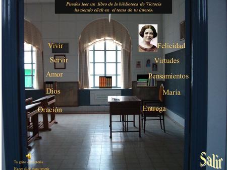 Vivir Servir Amor Dios Oración Felicidad Virtudes Puedes leer un libro de la biblioteca de Victoria haciendo click en el tema de tu interés. Pensamientos.