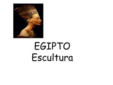 EGIPTO Escultura.