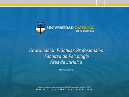Coordinación Prácticas Profesionales Facultad de Psicología
