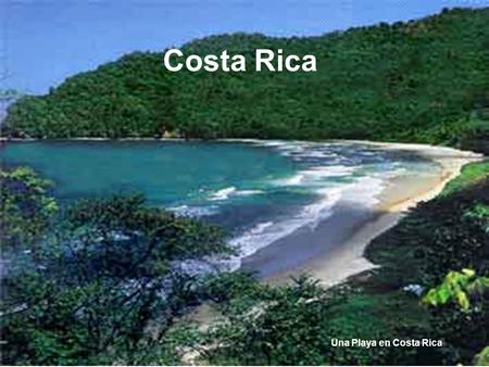 Costa Rica Una Playa en Costa Rica.