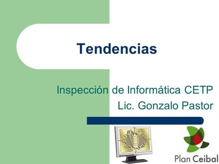 Inspección de Informática CETP Lic. Gonzalo Pastor