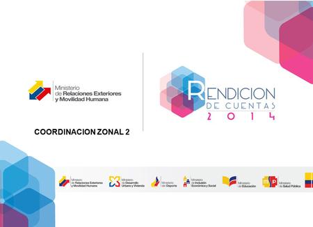 Clic para editar título Quito, agosto 2014 COORDINACION ZONAL 2.