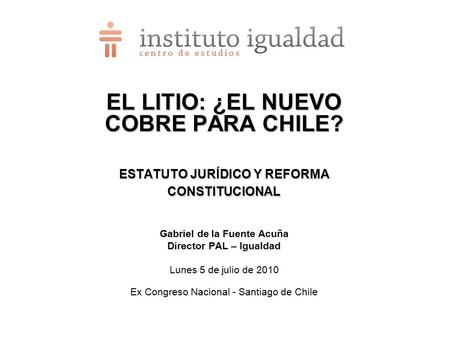 EL LITIO: ¿EL NUEVO COBRE PARA CHILE?
