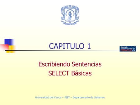 CAPITULO 1 Escribiendo Sentencias SELECT Básicas