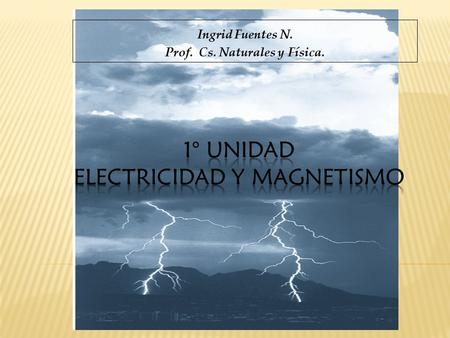 1° Unidad ELECTRICIDAD Y MAGNETISMO
