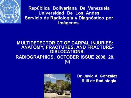 RADIOGRAPHICS, OCTOBER ISSUE 2008, 28, (6)