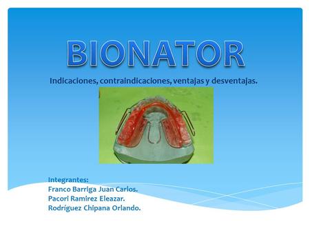 Indicaciones, contraindicaciones, ventajas y desventajas.