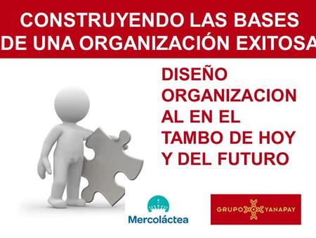 CONSTRUYENDO LAS BASES DE UNA ORGANIZACIÓN EXITOSA DISEÑO ORGANIZACION AL EN EL TAMBO DE HOY Y DEL FUTURO DIEGO PONS.