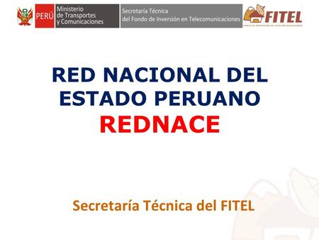 RED NACIONAL DEL ESTADO PERUANO REDNACE