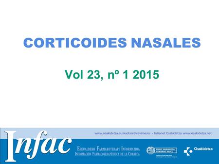 CORTICOIDES NASALES Vol 23, nº