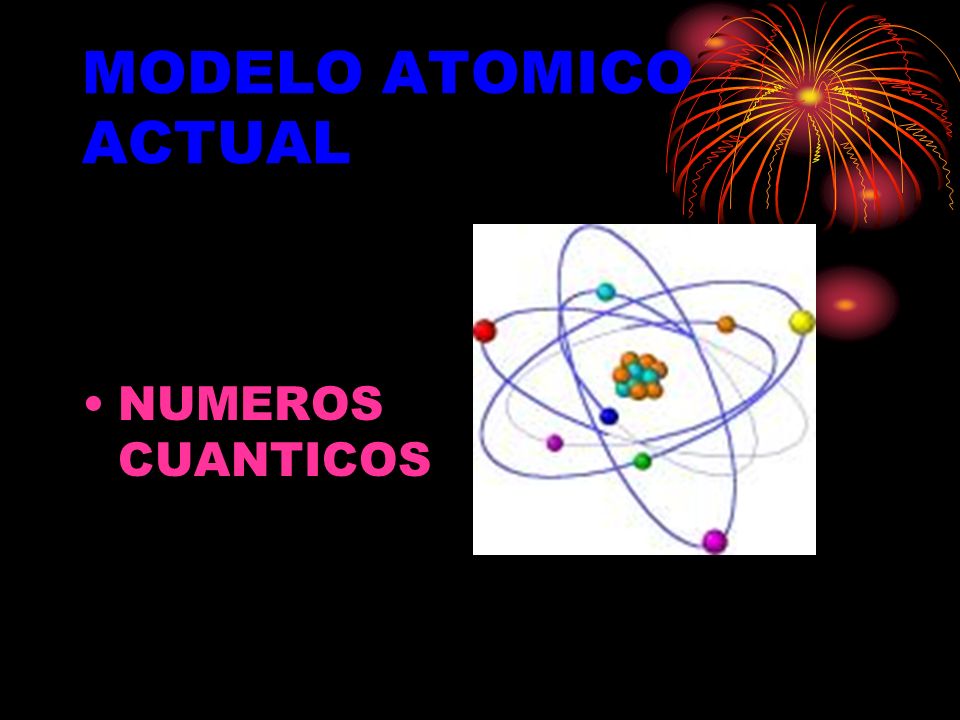 MODELO ATOMICO ACTUAL NUMEROS CUANTICOS. - ppt descargar