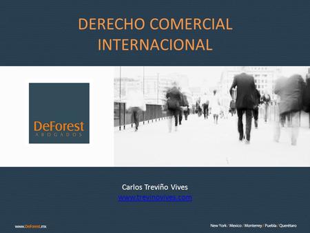 DERECHO COMERCIAL INTERNACIONAL