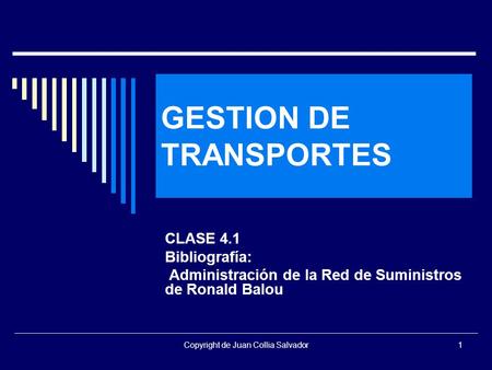 GESTION DE TRANSPORTES