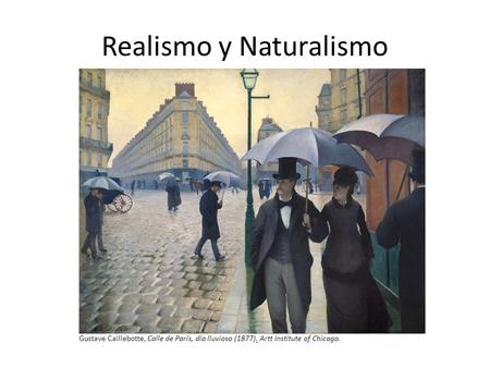Realismo y Naturalismo