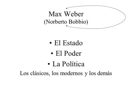 Max Weber (Norberto Bobbio)
