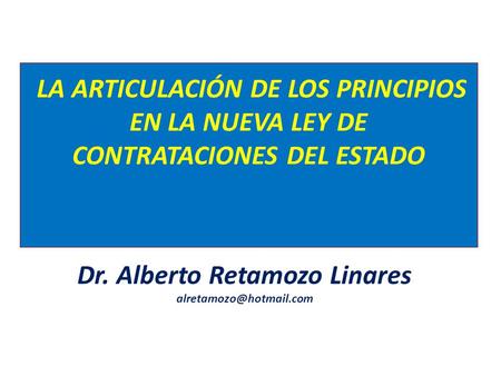 Dr. Alberto Retamozo Linares