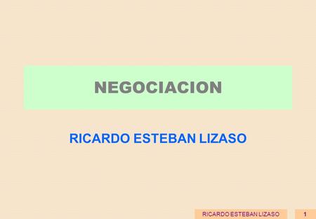 RICARDO ESTEBAN LIZASO