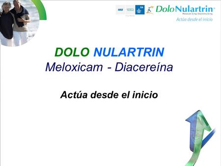 DOLO NULARTRIN Meloxicam - Diacereína Actúa desde el inicio