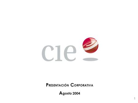 1 P RESENTACIÓN C ORPORATIVA A gosto 2004. 2 Modelo de Negocio y la Estratégia Unidades de Negocio Resultados Operativos 2T 2004 y Panorama Resultados.