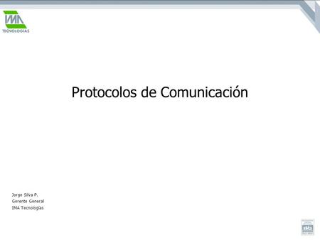Protocolos de Comunicación