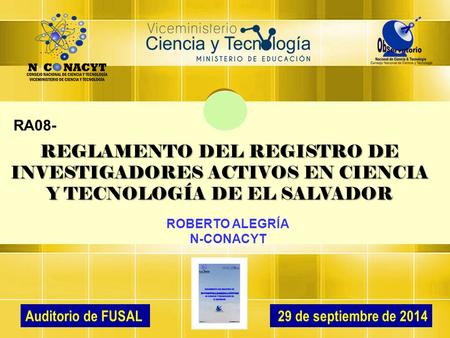 ROBERTO ALEGRÍA N-CONACYT