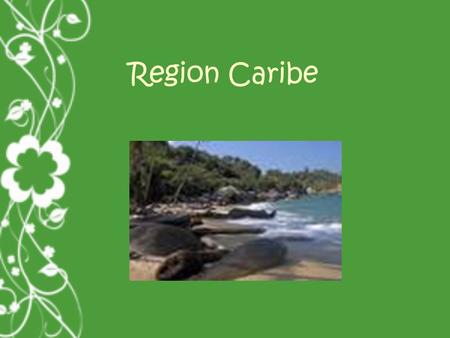 Region Caribe.