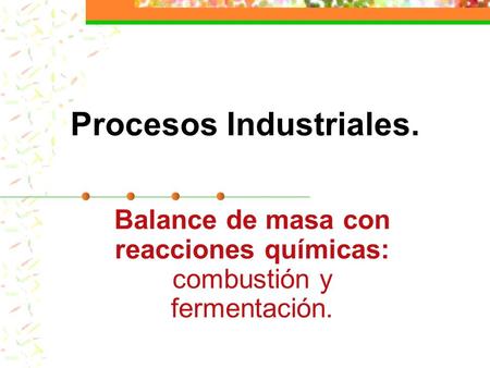 Procesos Industriales.