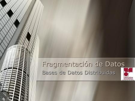 Fragmentación de Datos