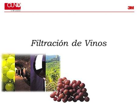 Filtración de Vinos.