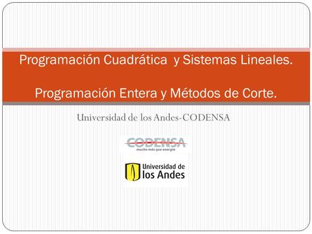 Universidad de los Andes-CODENSA