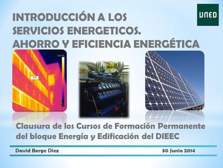 SERVICIOS ENERGETICOS. AHORRO Y EFICIENCIA ENERGÉTICA
