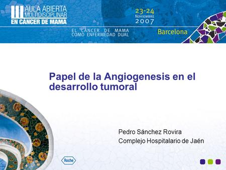 Papel de la Angiogenesis en el desarrollo tumoral