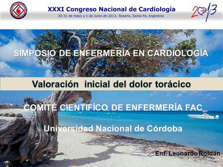 Valoración inicial del dolor torácico