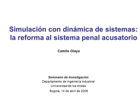 Seminario de Investigación