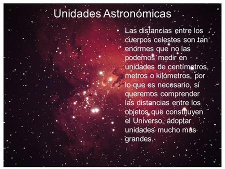 Unidades Astronómicas