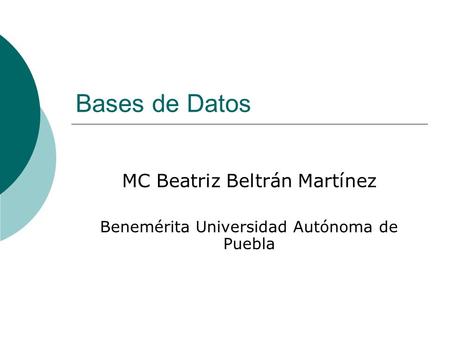 Facultad de Ciencias de la Computación