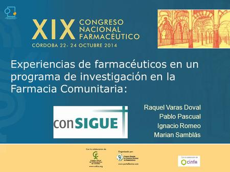 Raquel Varas Doval Pablo Pascual Ignacio Romeo Marian Samblás