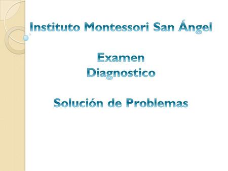 Instituto Montessori San Ángel