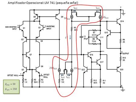 Amplificador Operacional: LM 741 (pequeña señal)